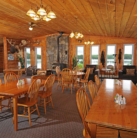 Lodge dining room.