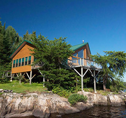 Fly-in to one of Halley's remote fly-in fishing cabins.