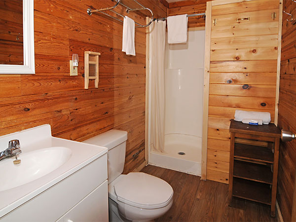 Cabin 4 bathroom