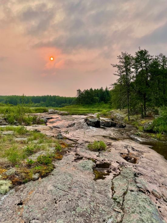 Beautiful landscape of the Ontario scenery